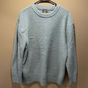 H&M Turquoise Relaxed Fit Crewneck Sweater (Size: M)
